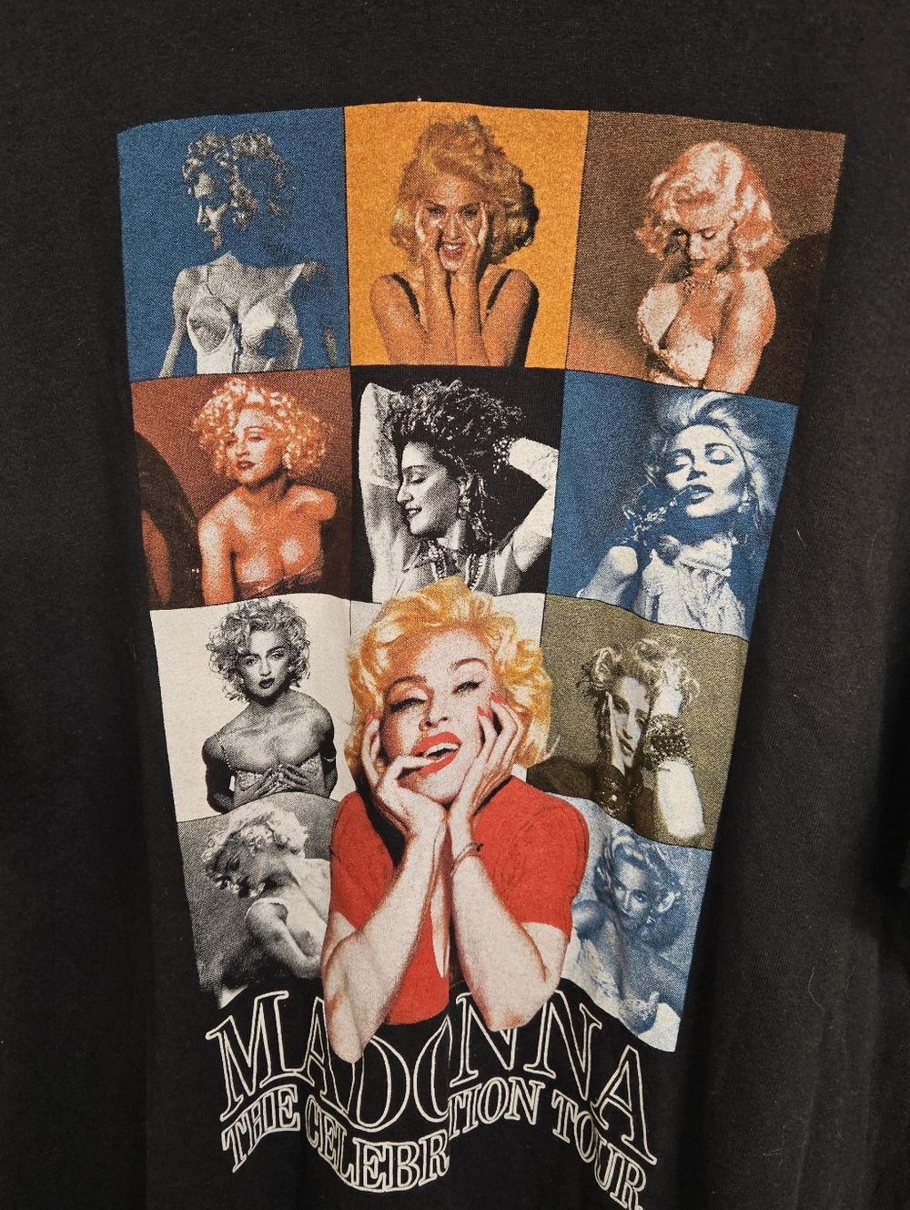 MADONNA  The CELEBRATION Tour  T Shirt Size 2XL Like a Virgin Black Concert